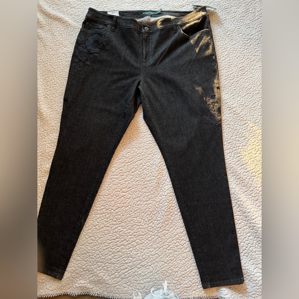 Women's Black Jeans Ralph lauen